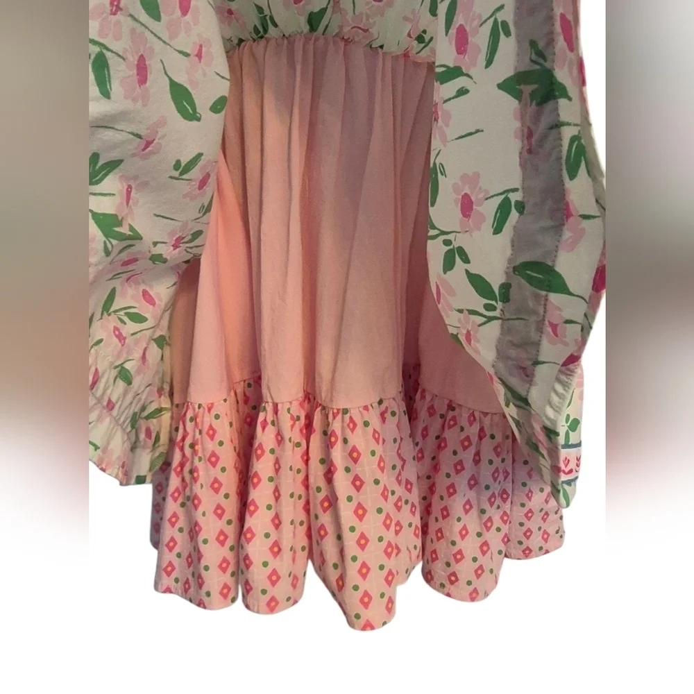 Wild Flowers Lala Land Gardenia Polka Dot and Floral Dress